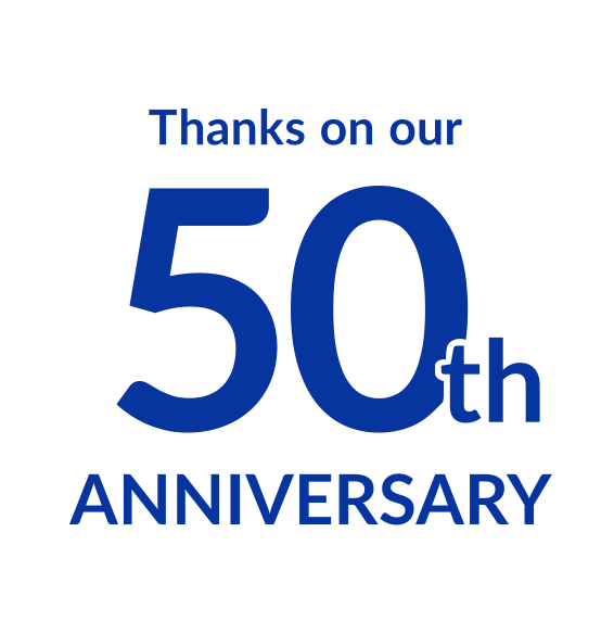 Thanks on our 50th ANNIVERSARY